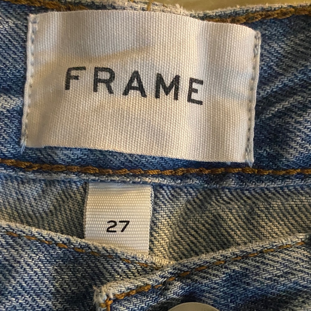 Frame Denim Light Blue Boyfriend Jeans - Picture 2 of 3